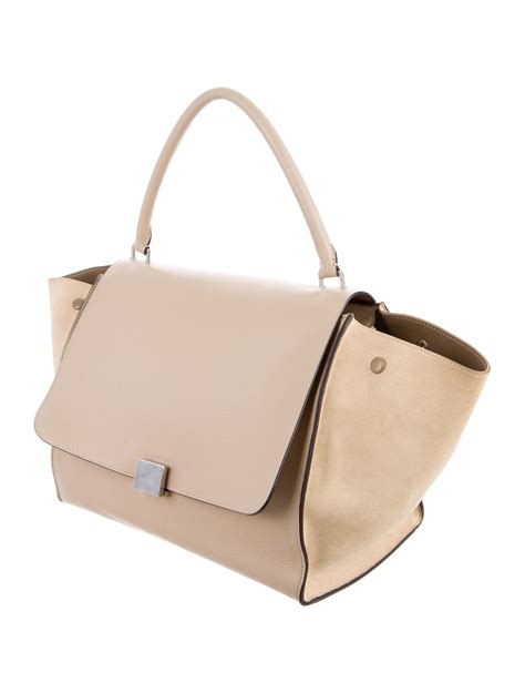 celine large trapeze handbag|Celine underarm bag.